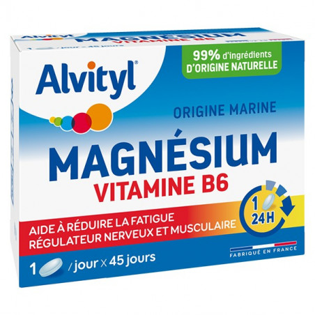 ALVITYL Magnésium Vit B6 45 comprimés