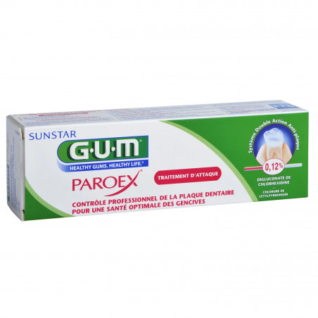 SUNSTAR GUM Paroex dentifrice problèmes de gencives  75ml