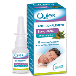 QUIES Anti-ronflement Spray Nasal Pin Eucalyptus 15ml