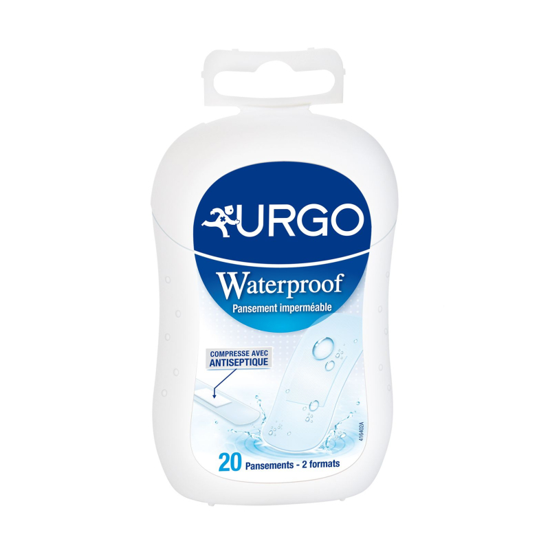 URGO Waterproof pré-découpés boîte de 20 pansements disponible sur Pharmacasse