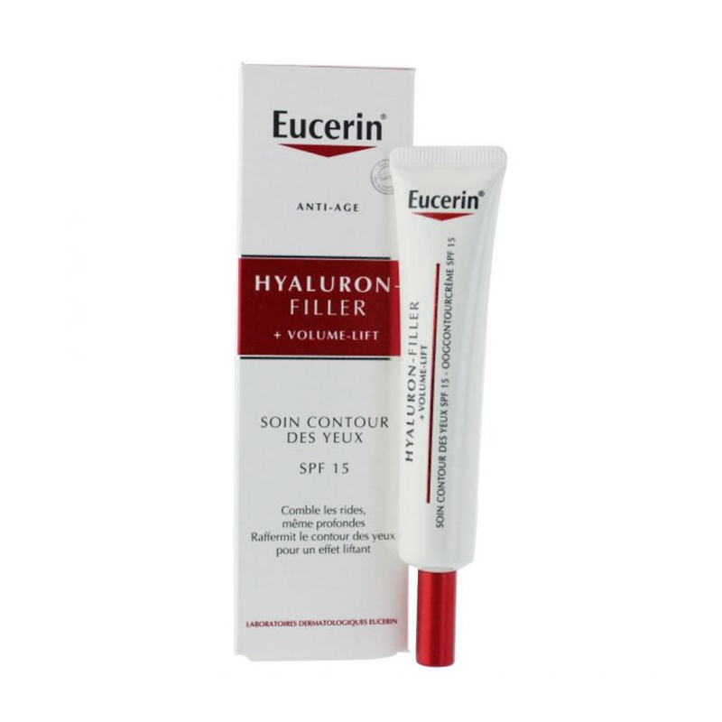 EUCERIN HYALURON-FILLER + VOLUME-LIFT Soin Contour des Yeux 15ml disponible sur Pharmacasse